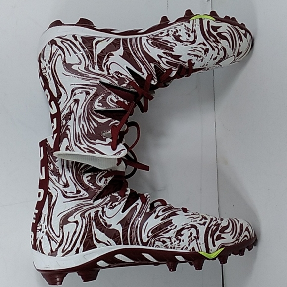 under armour red white and blue cleats